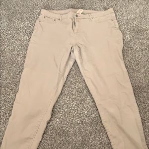 Jeggings, tan/cacky color